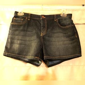 Dark Blue Jean Shorts